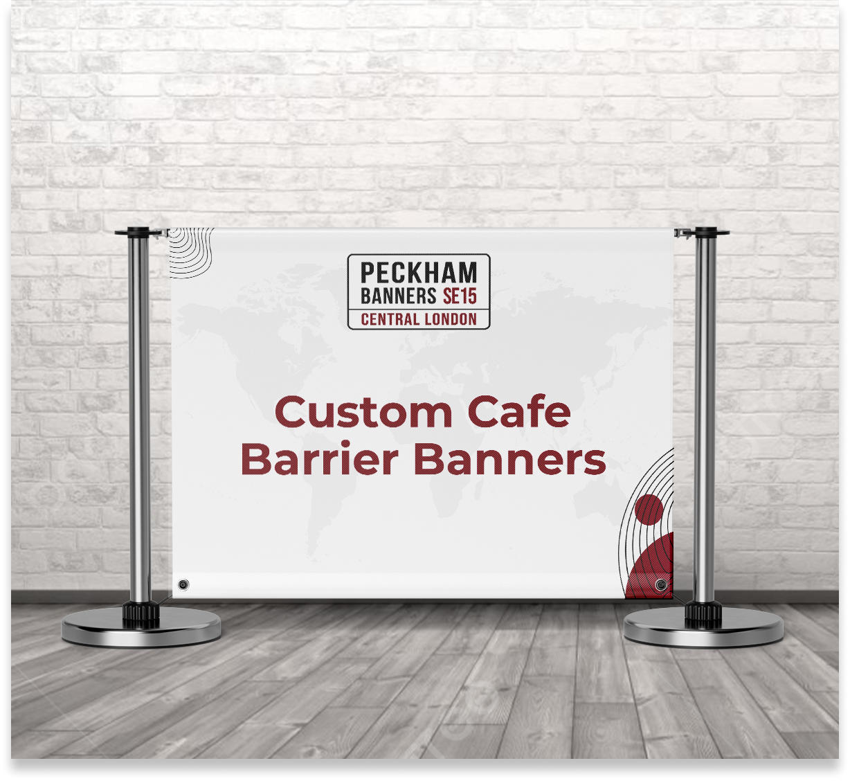 Cafe Barrier Banners