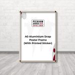 A0 Aluminium Snap Poster Frame (With Printed Poster)