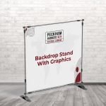 Backdrop Stand With Graphics