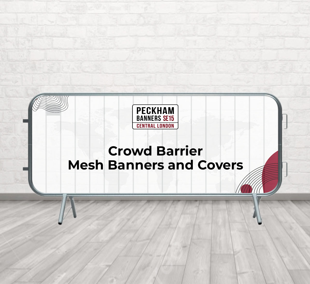 Crowd Barrier Mesh Banners and Covers