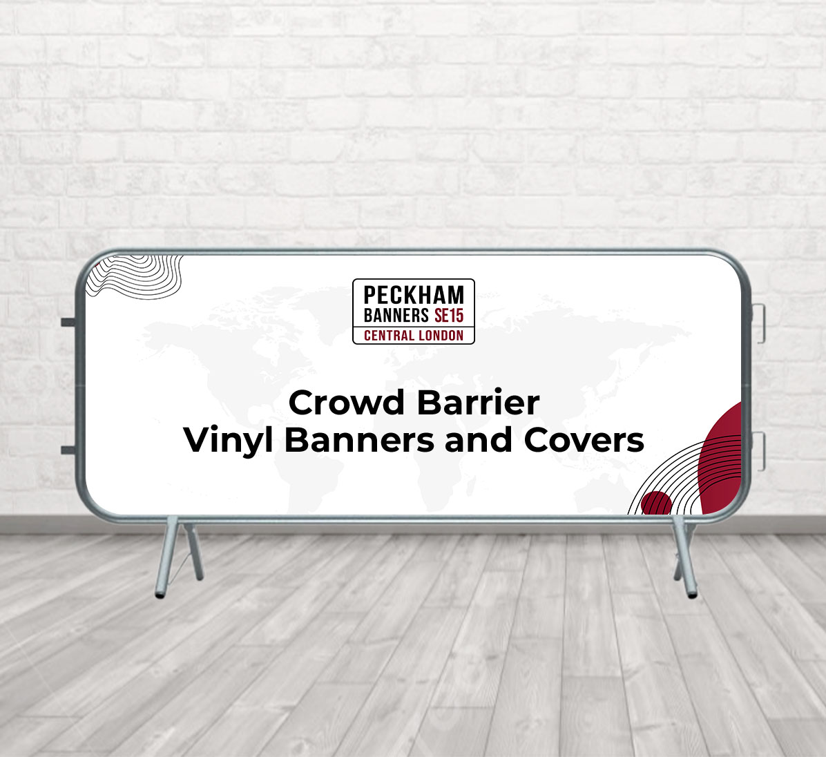 Crowd Barrier Vinyl Banners and Covers