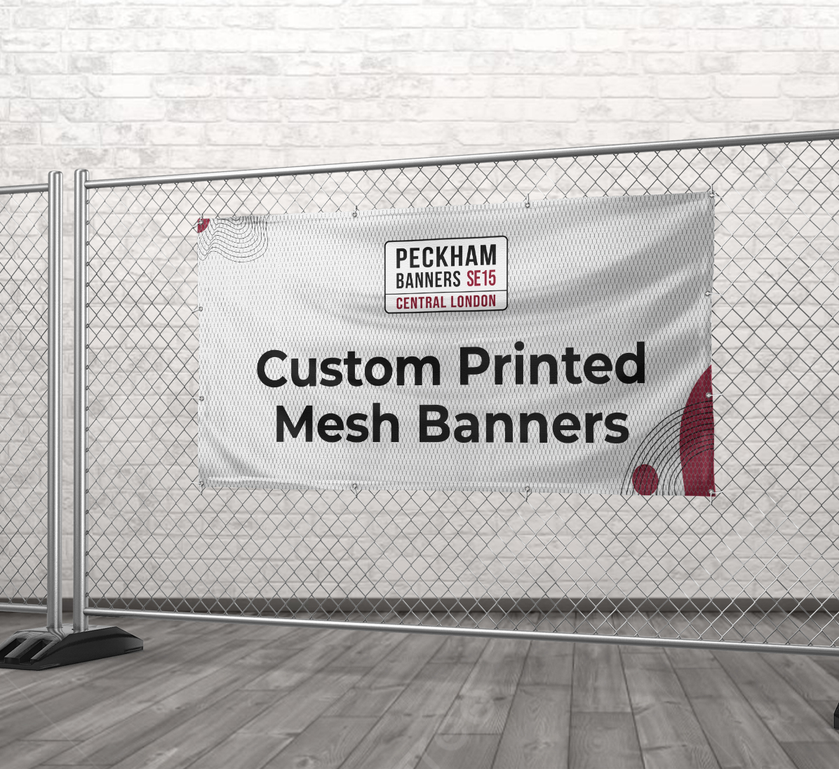 Custom Printed Mesh Banners