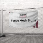 Fence Mesh Signs