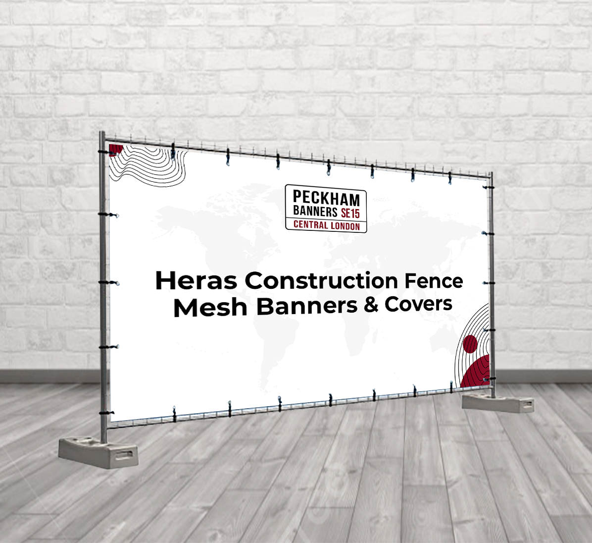 Heras Construction Fence Mesh Banners & Covers