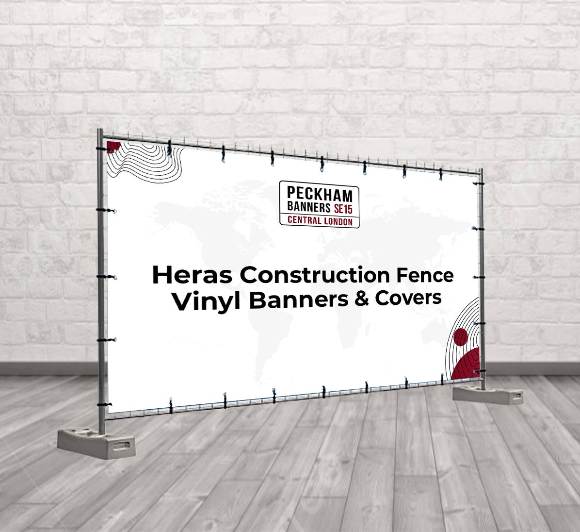 Heras Construction Fence Vinyl Banners & Covers