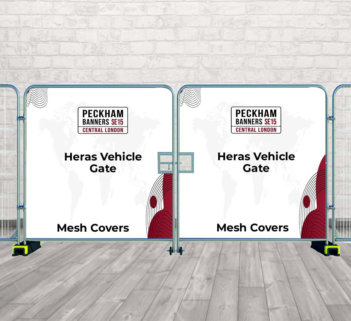 Heras Vehicle Gate Mesh Covers