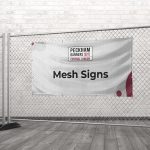 Mesh Signs