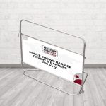 POLICE CROWD BARRIER COVERS & BANNERS – PVC VINYL