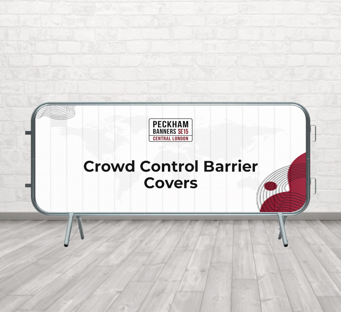 Crowd Control Barrier Covers