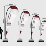 Tear Drop Flags