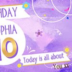 Personalised 10th Birthday Banner for Girl