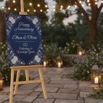 Anniversary Easel With Printed Board