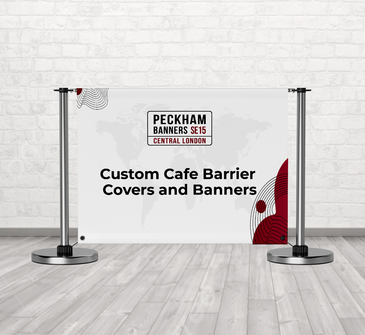 Cafe Barrier Banners