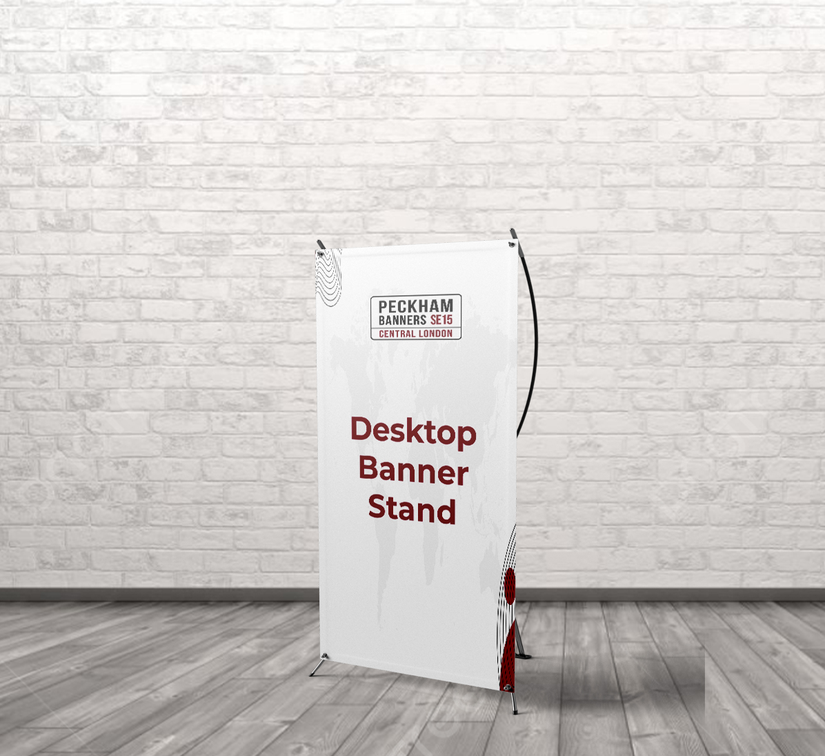 Desktop Banner Stand