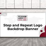 Step and Repeat Logo Backdrop Banner